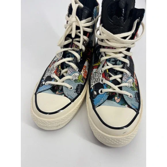 Converse Sneaker Unisex Mens 8 Womens 10 Batman 80th Anniversary Chuck 70 Hi - Picture 2 of 14